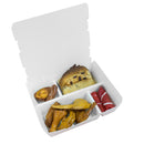 idrop Disposable Takeaway Paper Cardboard Food / Lunch Box Wholesale [ 1 / 10 / 40 / 100 pcs ]