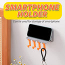idrop Wall Mounted Waterproof Foldable Multifunction Hook Rack / Rak Cangkuk Lipat Dinding Pelbagai Guna /  (强力胶)折叠免打孔置物架