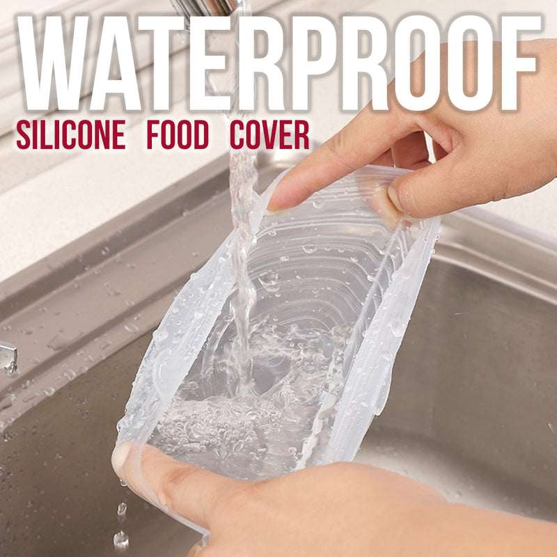 idrop 6PCS Multisize Stretchable Silicone Food Storage Cover Waterproof & Leakproof
