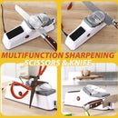 idrop Multifunction Electric Knife and Scissor Sharpener / Pengasah Pisau dan Gunting Elektrik / 电动磨刀器