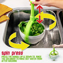 idrop 360° Degree Rotating Washing Rinsing & Draining Colander / Bekas Basuh Cuci Sayur dan Buah Senang Putar / 旋转蔬菜沥水器