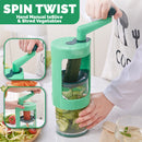 idrop Multifunction Kitchen Vegetable Hand Manual Spin Slicer Roller
