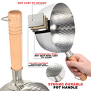 idrop [ 20CM ] 430 Stainless Steel Cooking Pot with 304 Steamer layer & Glass Lid Pot / Periuk Memasak dan Stim / 430不锈钢三层雪平锅