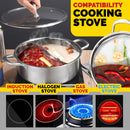 idrop [ 30CM ] 2 IN 1 Stainless Steel SUS304 Furnace Hot Pot