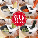 idrop Multifunction Kitchen Wet Basket Vegetable Washer & Cutter / Bekas Potong & Basuh Sayur