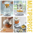 idrop 1.8L Electric Glass Body Kettle Health Pot - Cerek Air Elektrik