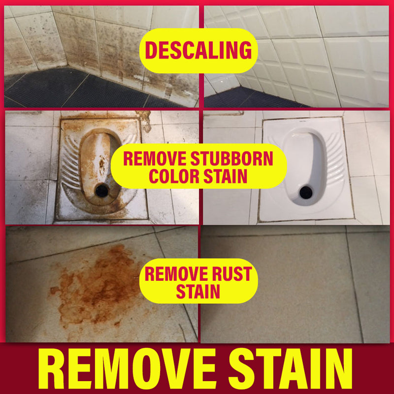 idrop [ 500ml ] Toilet and Tile Stain Remover Descaling Cleaner Cleaning Agent