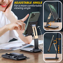 idrop Foldable Portable Smartphone & Tablet Desk Phone Stand Holder with Adjustable Angle