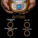 idrop MEYOU Electric Smart Cup Warmer With Glass Tea Pot - ME-B30A