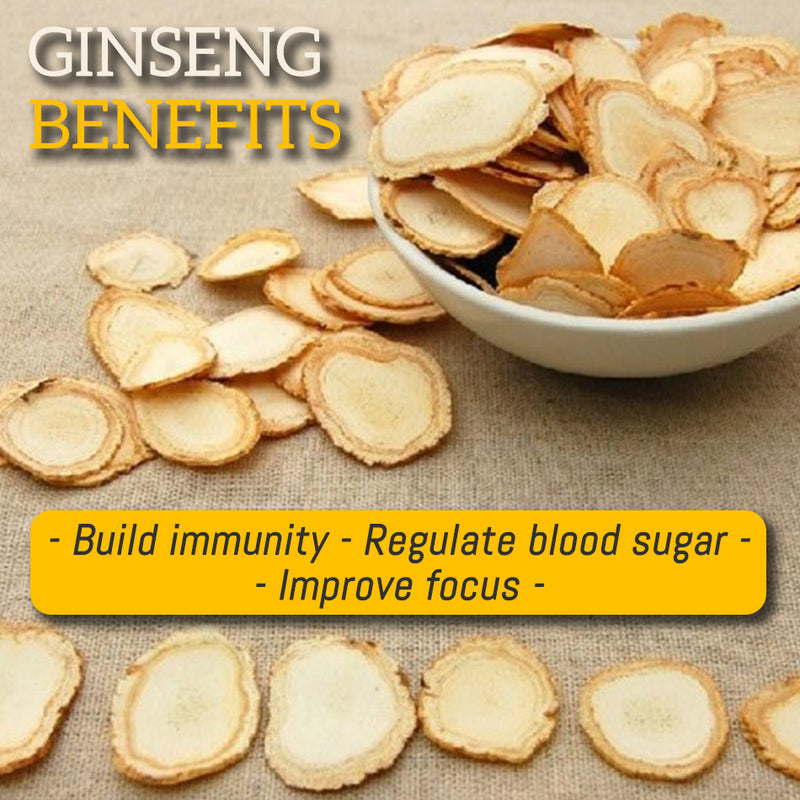 idrop 100g Authentic 100% Ginseng Slices | （100克）100%纯正特等美国花旗参