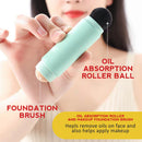 idrop [ 2 IN 1 ] Oil Absorbing Roller & Foundation Brush / Berus Foundation dan Bebola Serap Minyak Muka / 双头吸油滚珠+粉底刷