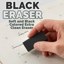 idrop PVC FREE Extra Clean and Smooth Black Eraser