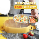 idrop [ 2 LAYER ] Portable Compact Lunch Box with Removable Stainless Steel Inner Food Tray [ 1550ml ]