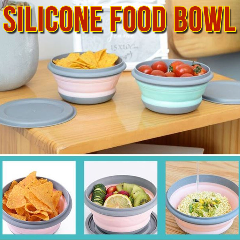 idrop 3PCS Collapsible Foldable Silicone Food Bowl [ 9.5cm / 14cm / 17cm ]