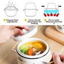 idrop [ 600ml ] Animal Design Ceramic Stew Eating Drinking Mug Cup Bowl Pot