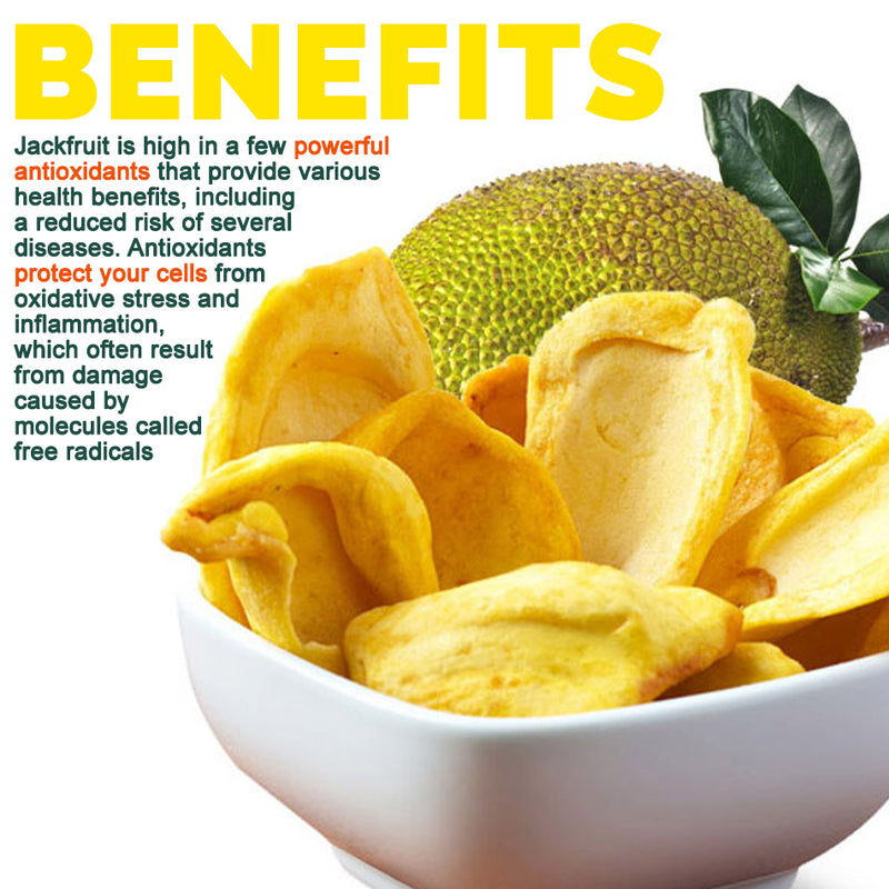 idrop 140g Dried Jackfruit / Buah Nangka Kering / (140克） 天然菠萝蜜干