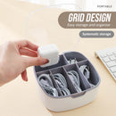 idrop Dustproof Data Cable & Charger Plug Storage Box / Kotak Penyimpanan Wayar & Peranti Pengecas / 防尘数据线收纳盒