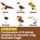 idrop 6in1 Kid's Flying Animal Building Blocks Toy [ 1pc Animal Random ]