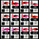 idrop 12pcs Big & Red Lipstick Beautiful Sexy Moisturizing Lip Balm Cosmetic Makeup / Set Gincu