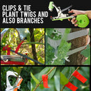 idrop 2 IN 1 Gardening Plant Branch Handheld Tapener & Stapler Clipper Device