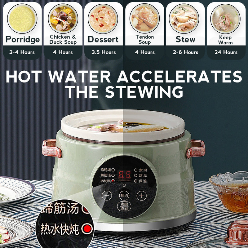 idrop Smart Electric Ceramic Stew Pot / Periuk Masak Elektrik Seramik / 1.5L智能电炖锅(正山)