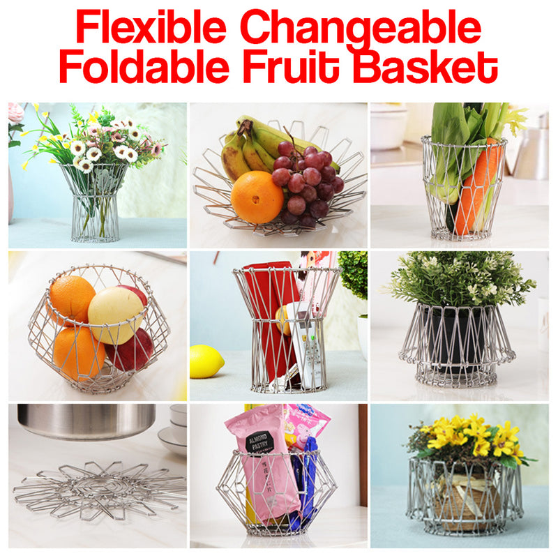 idrop Flexible Changeable Foldable Fruit Basket Mesh Decor [ Big / Small ]