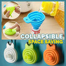 idrop [ 6CM ] Mini Silicone Flexible Collapsible Oil Liquid Water Funnel Kitchen Tool Filter