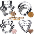 idrop [ 12pcs ] Cookie Cutter Set / Set Pemotong Bentuk Biskut / 曲奇刀组