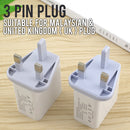 idrop 4 IN 1 Quick Charge 3.0 USB Charging 4-Port Plug ( 1pc ) / Palam Pengecasan Pantas / 快充充电插头 [ 1pc ]