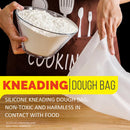 idrop Reusable Kitchen Soft Flexible Durable Silicone Dough Kneading Bag & Food Marinating Bag