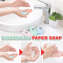 idrop 50PCS Portable Travel Size Hand Washing Dissolving Soap Paper