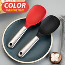 idrop Stainless Steel Handle Silicone Rice Scoop Spoon / Senduk Nasi Silikon Pemegang Keluli / 304不锈钢柄硅胶饭勺