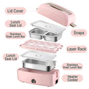 idrop 1L Electric Self Heating Insulation Cooker Lunch Box [ 300W / 220V ]