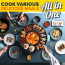 idrop [ 2 IN 1 ] Multifunction Electric Hot Pot  & BBQ Cooking Grill Cooker [ 1700W ]