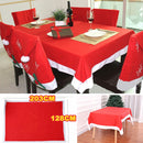 idrop Christmas Santa Theme Dining Tablecloth Table Cover and Eating Placemat