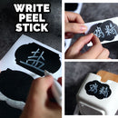 idrop Name Label Identification Sticker Sign ( 1 SET / 6PCS )