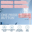 idrop Foldable Fan 3+1 Speed Portable Build In 7200mAh Battery