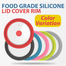 idrop [ 3 IN 1 ] 28-30-32CM Silicone & Tempered Glass Pot Lid Cover / Penutup Kaca & Silikon Periuk 3 Saiz / 【三合一】28-30-32CM硅胶钢化玻璃锅盖