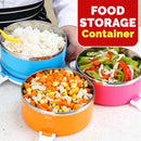 idrop 1400ML 2 Layer Stainless Steel Interior Bowl Lunchbox Portable Insulated Food Container