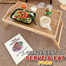 idrop WOODEN BAMBOO PALLET Foldable Lazy Table / Meja Lipat Kayu Buluh / 木质懒人桌子 [ 30CM x 50CM ]