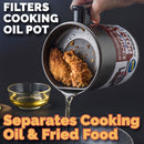 idrop 1.7L Stainless Steel Kitchen Oil Pot Filter Cup