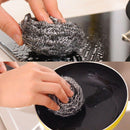 idrop [ 2PCS ] Wire Mesh Scrubber Scouring Sponge / Berus Gosok Besi / 2PCS清洁球