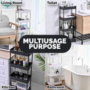 idrop [ 4 LAYER ] Household Storage Multilayer Portable Shelf Rack