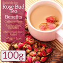 idrop 100g Dried Rose Flower Herb Buds |（100克) 法国玫瑰花