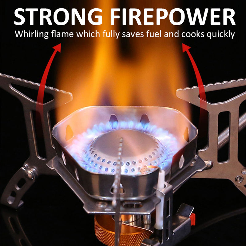 idrop Outdoor Camping Mini Stove Compact Portable Foldable Outdoor Cooker / Dapur Masak Mudah Alih Senang Lipat / 气炉户外便携气罐自驾游炊具