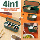 idrop [ 4 in 1 ] Spice & Seasoning Plastic Simple Nordic  Storage Container / Bekas Simpanan Rempah & Perasa / 塑料简约北欧风调味盒