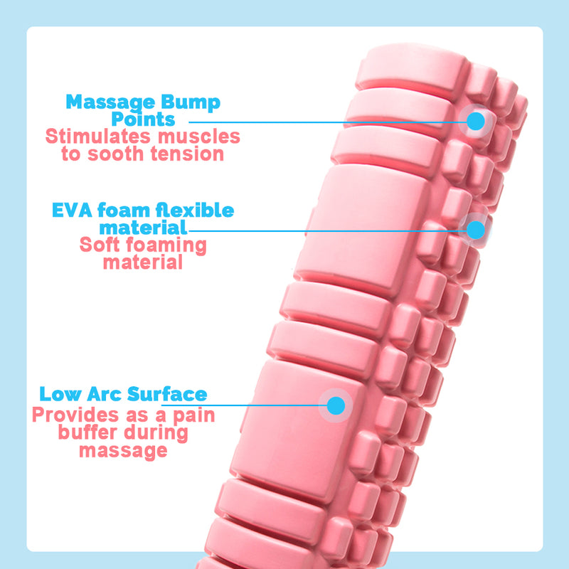 idrop Exercise Multi Pose Position Fitness Massage EVA Foam Roller