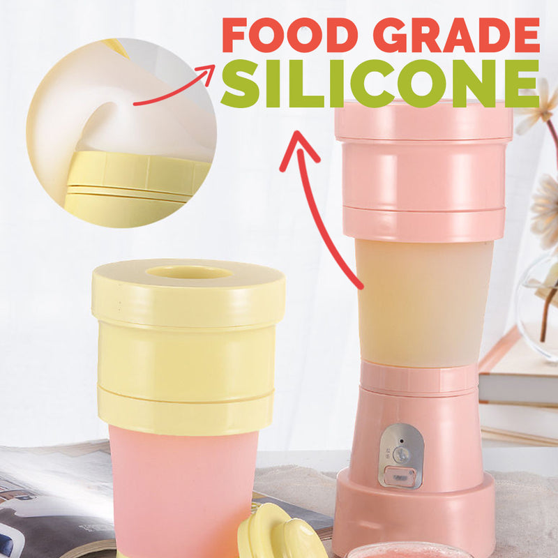 idrop 500ml Portable Electric Mini Juicer Collapsible Folding Blender Cup
