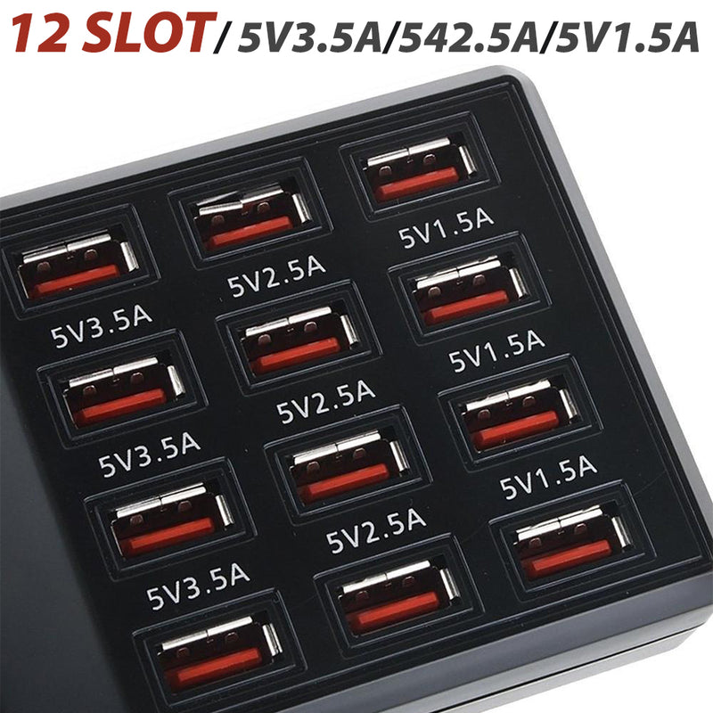 idrop 12 USB Output Port Charging Power Adapter / Adapter Pengescasan / 12个USB输出口充电电源适配器