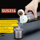 idrop [ 500ml ] Stainless Steel Drinking Thermos Flask SUS316 / Botol Air Minuman Keluli tahan Karat 316 / 500ML真空炫子弹头水壶 (316)